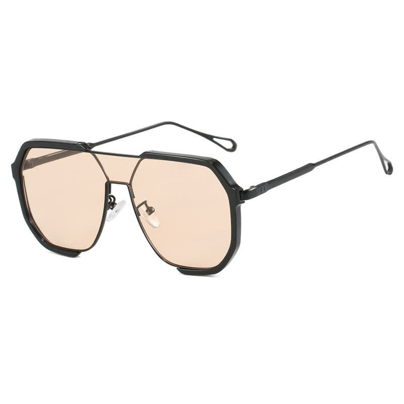 Unisex Double Bridges Aviator Sunglasses