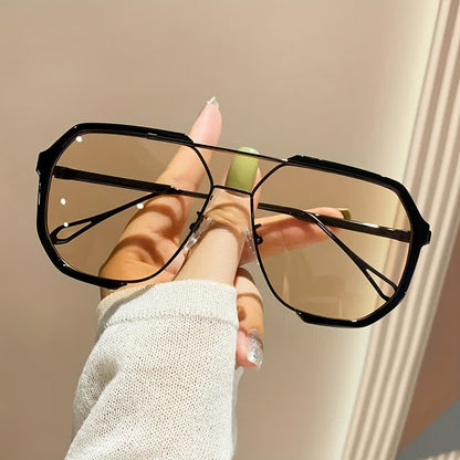 Unisex Double Bridges Aviator Sunglasses