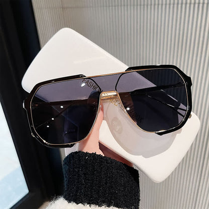 Unisex Double Bridges Aviator Sunglasses