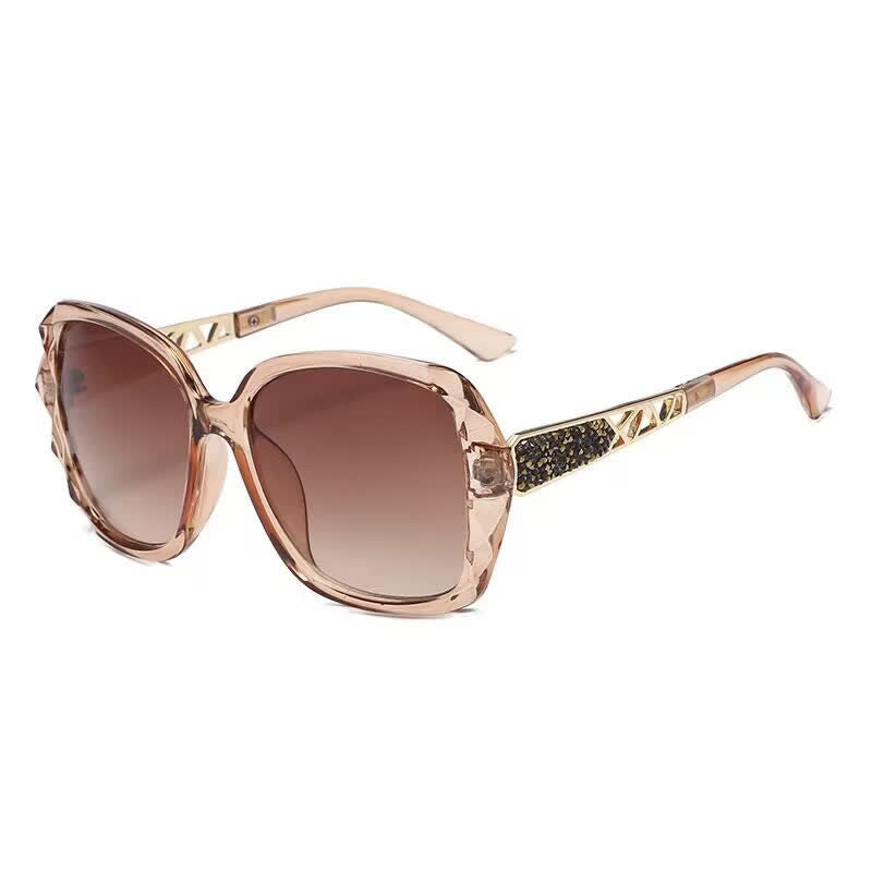 Square Frame Oversized Polarized Driving Sunglasses