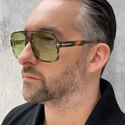 Double Bridges Retro-Vintage Aviator Sunglasses