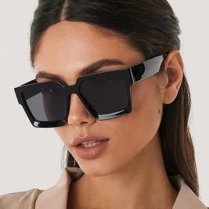 Square Frame Tinted Sunglasses