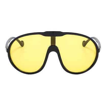 One Piece Oversized Aviator Sunglasses