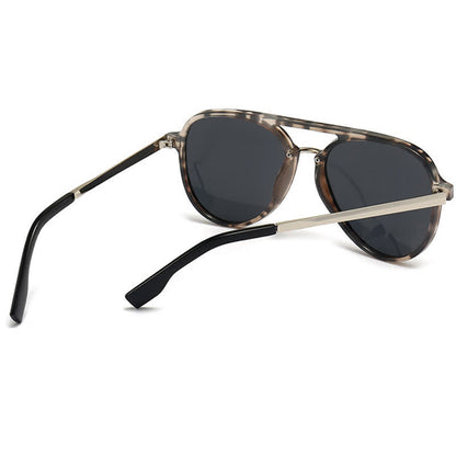 Double Bridges Polarized Aviator Sunglasses