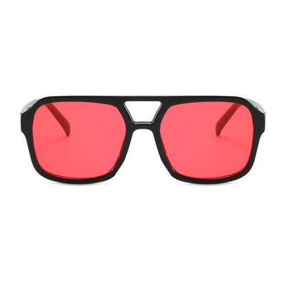 Double Bridges Square Frames Retro-Vintage Sunglasses