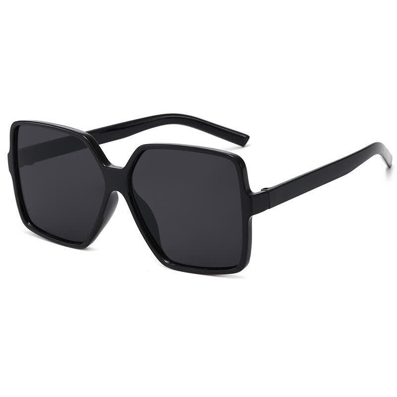 Square Frame Vintage Oversized Sunglasses