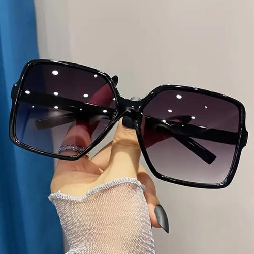 Square Frame Vintage Oversized Sunglasses