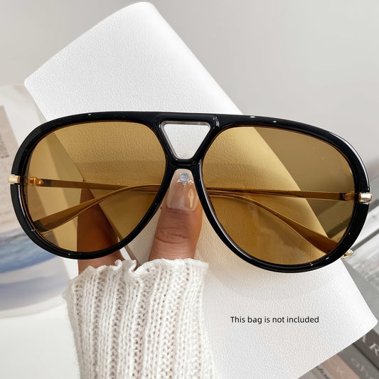 Fashion Double Bridges Aviator Sunglasses