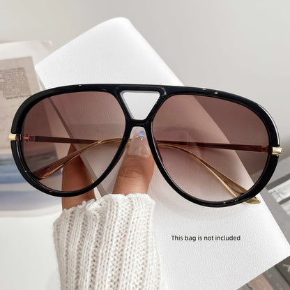 Fashion Double Bridges Aviator Sunglasses