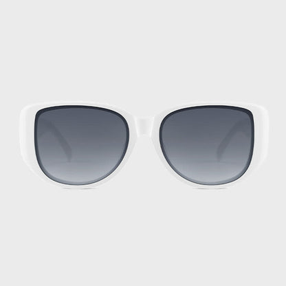 Cat-Eye Large Frame Sunglasses with Nylon Lenses