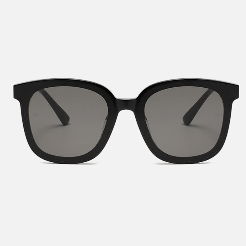 Chic Square Frame Sunglasses with Nylon Lenses