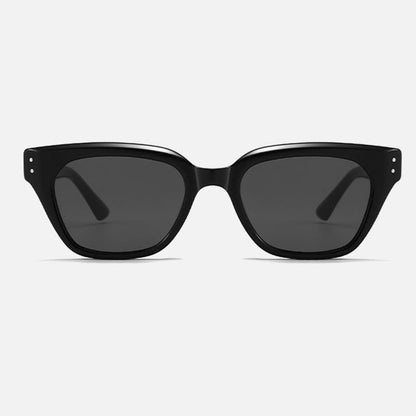 Hipster Classic Square Frame Sunglasses with Nylon Lenses