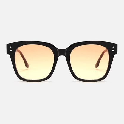 Hipster Unisex Square Frame Sunset Sunglasses