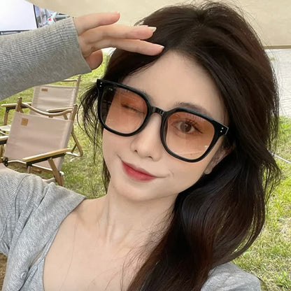 Hipster Unisex Square Frame Classic Sunglasses