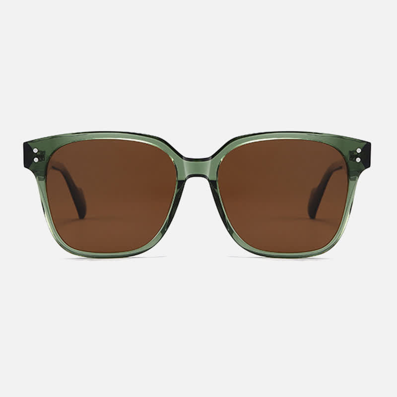 Hipster Unisex Square Frame Polarized Sunglasses