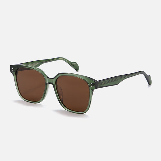 Hipster Unisex Square Frame Polarized Sunglasses