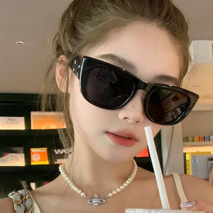 Unisex Cat-Eye Large Frame Fashion Sunglasses