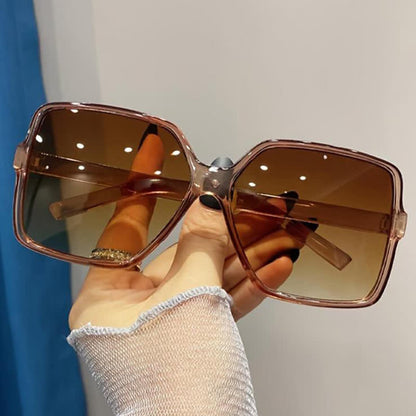 Square Frame Vintage Oversized Sunglasses
