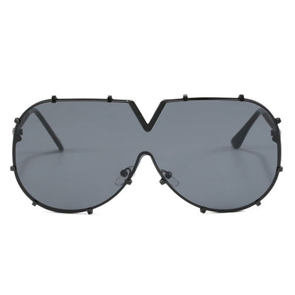'V' Design Hipster Aviator Sunglasses