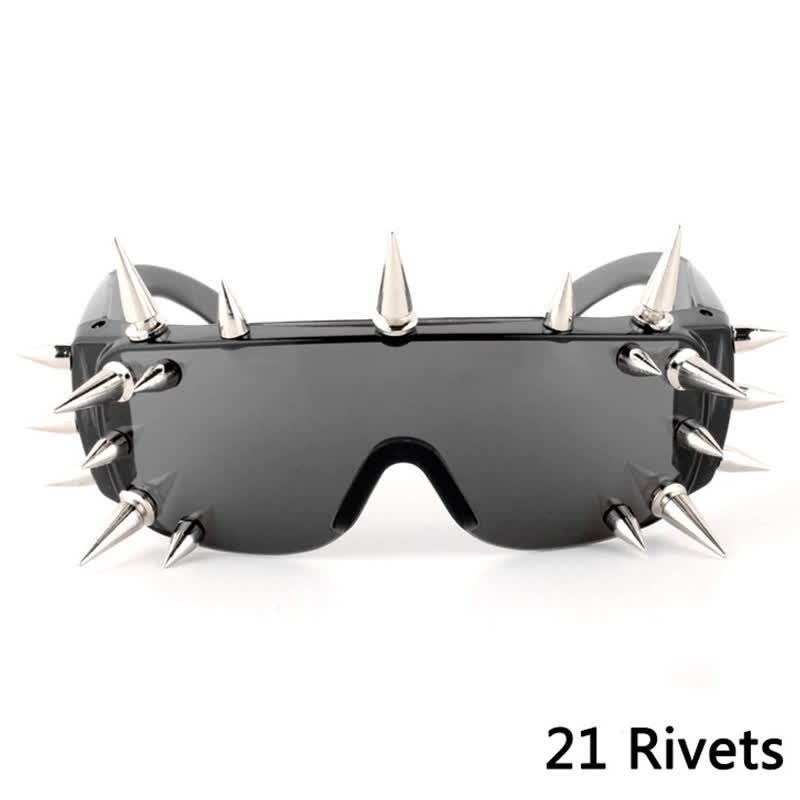 Rivet Decor Y2K Cyberpunk Hipster Sunglasses