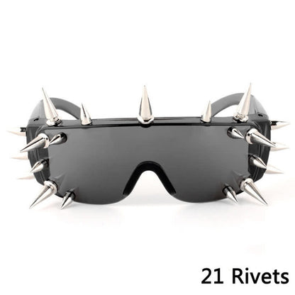 Rivet Decor Y2K Cyberpunk Hipster Sunglasses