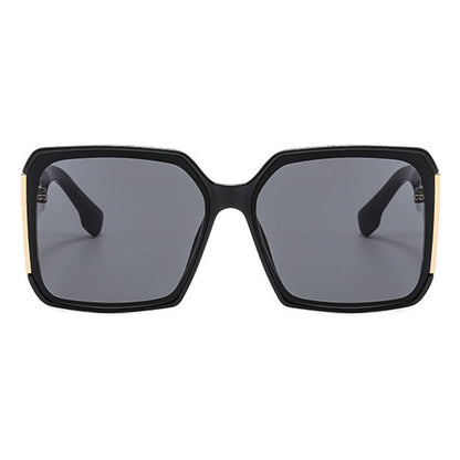 Square Frame Oversized Rimless Sunglasses