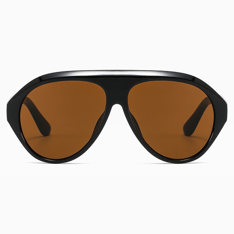 Hipster Oversized Frame Aviator Sunglasses