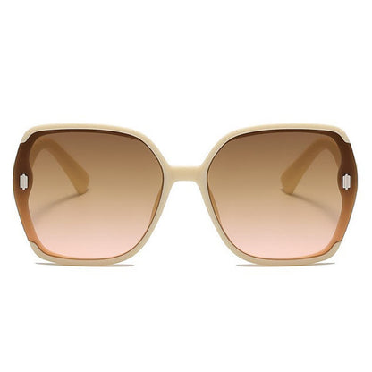 Fashion Square Hollow-out Oversized Sunglasses