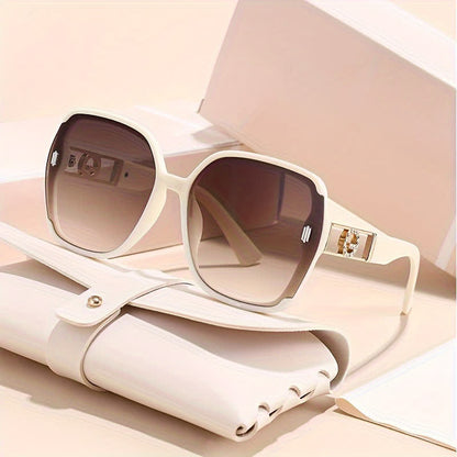 Fashion Square Hollow-out Oversized Sunglasses
