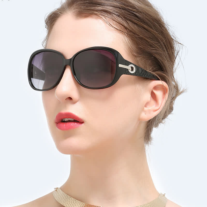 Vintage Oversized Square Frame Sunglasses