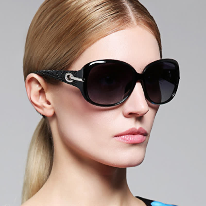 Vintage Oversized Square Frame Sunglasses