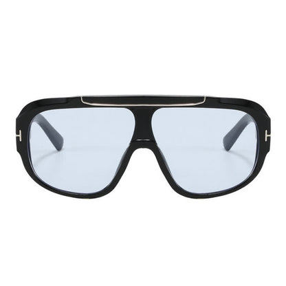 'T' Design Oversized Aviator Sunglasses