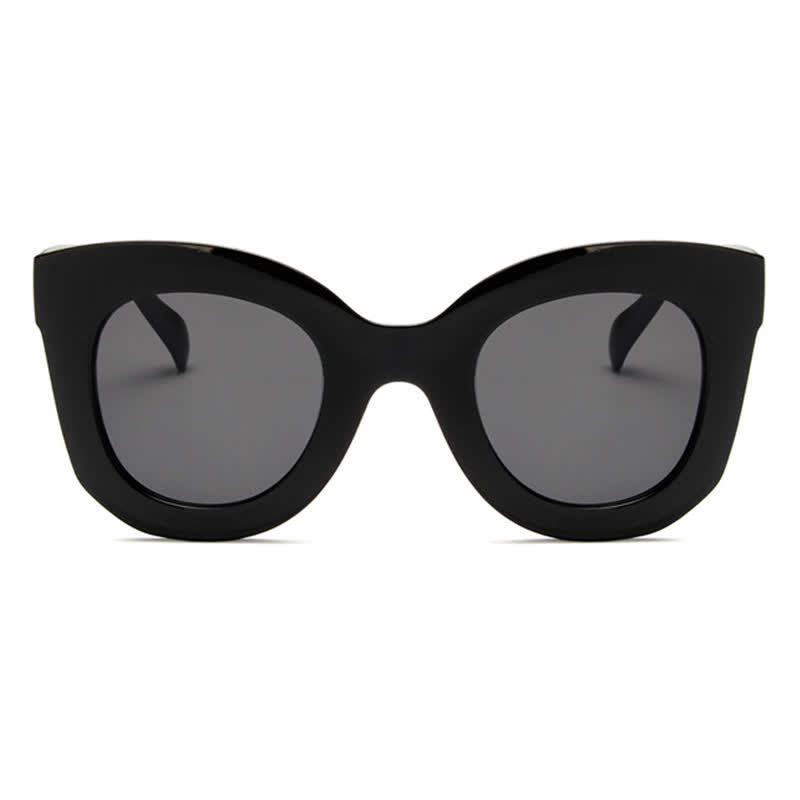 Vintage Square Frame Oversized Sunglasses