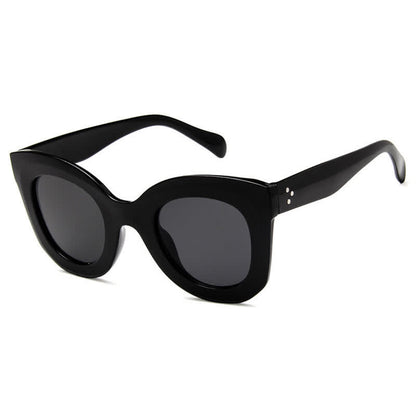 Vintage Square Frame Oversized Sunglasses