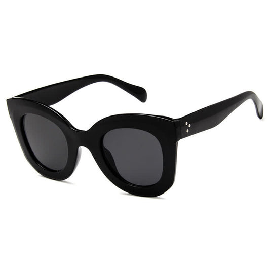 Vintage Square Frame Oversized Sunglasses