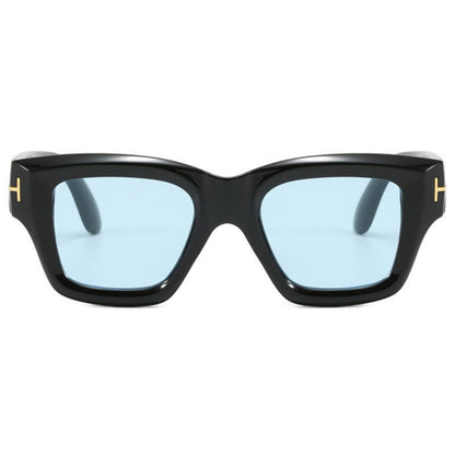 Classic Unisex Square Frame 'T' Design Sunglasses