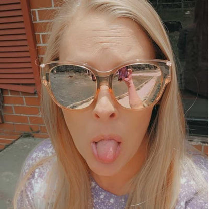 Polarized Round Frame Driving Sunglasses Fit Over Glasses for Women Men