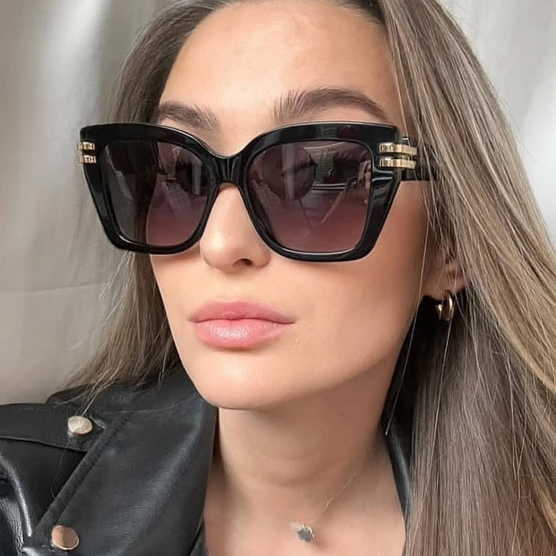 Square Frames Oversized Classic Sunglasses