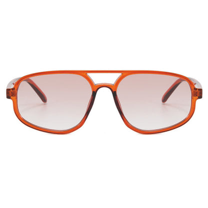Double Bridges Vintage Aviator Sunglasses