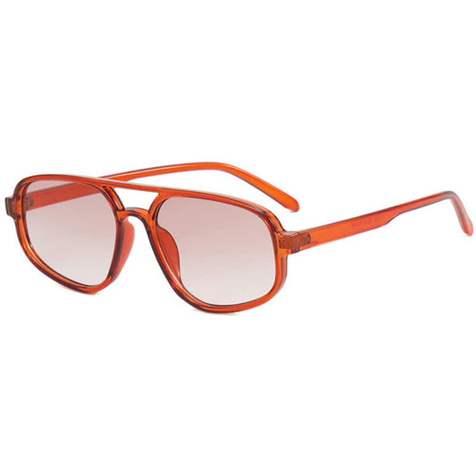 Double Bridges Vintage Aviator Sunglasses