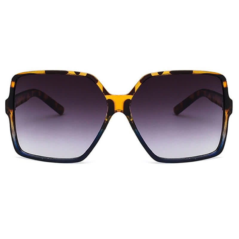Square Frame Vintage Oversized Sunglasses