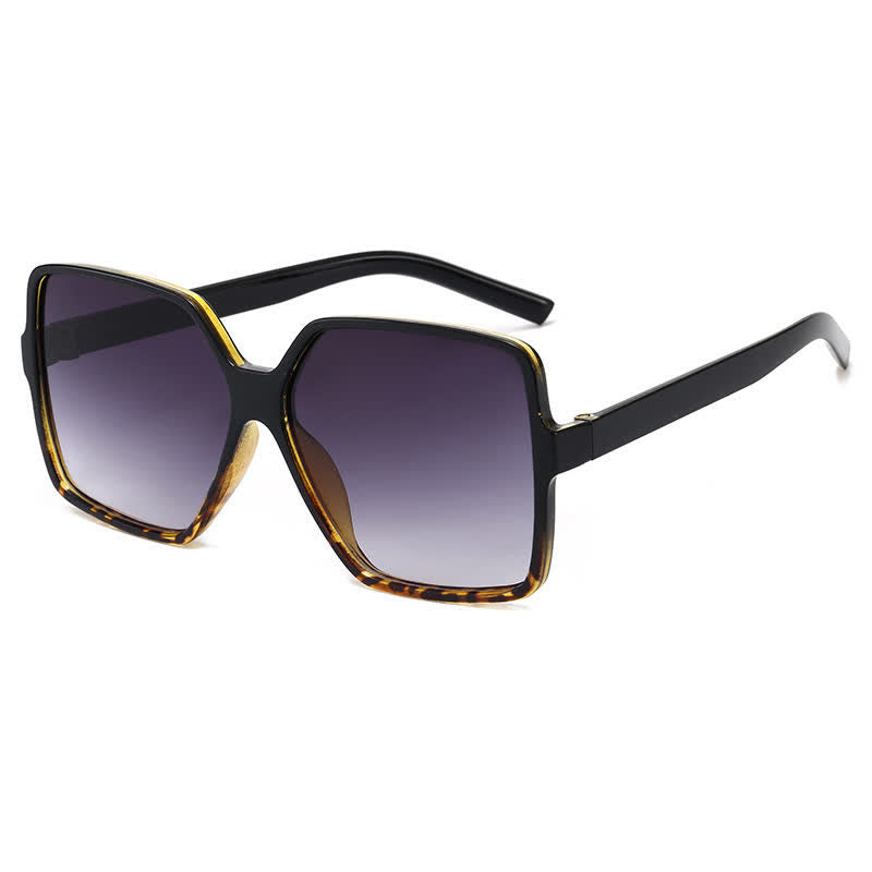 Square Frame Vintage Oversized Sunglasses