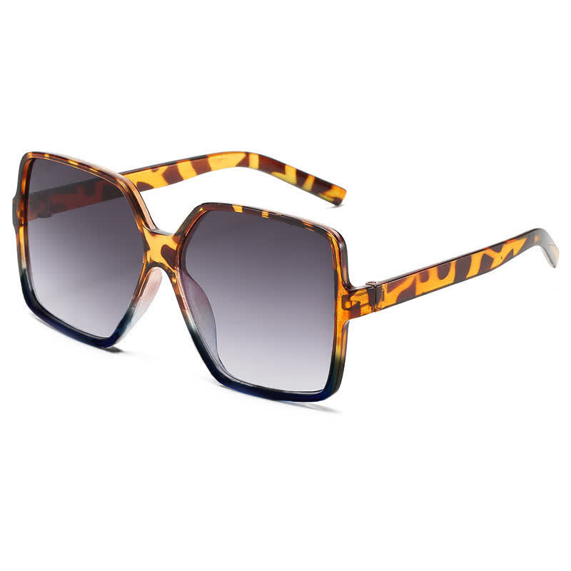 Square Frame Vintage Oversized Sunglasses