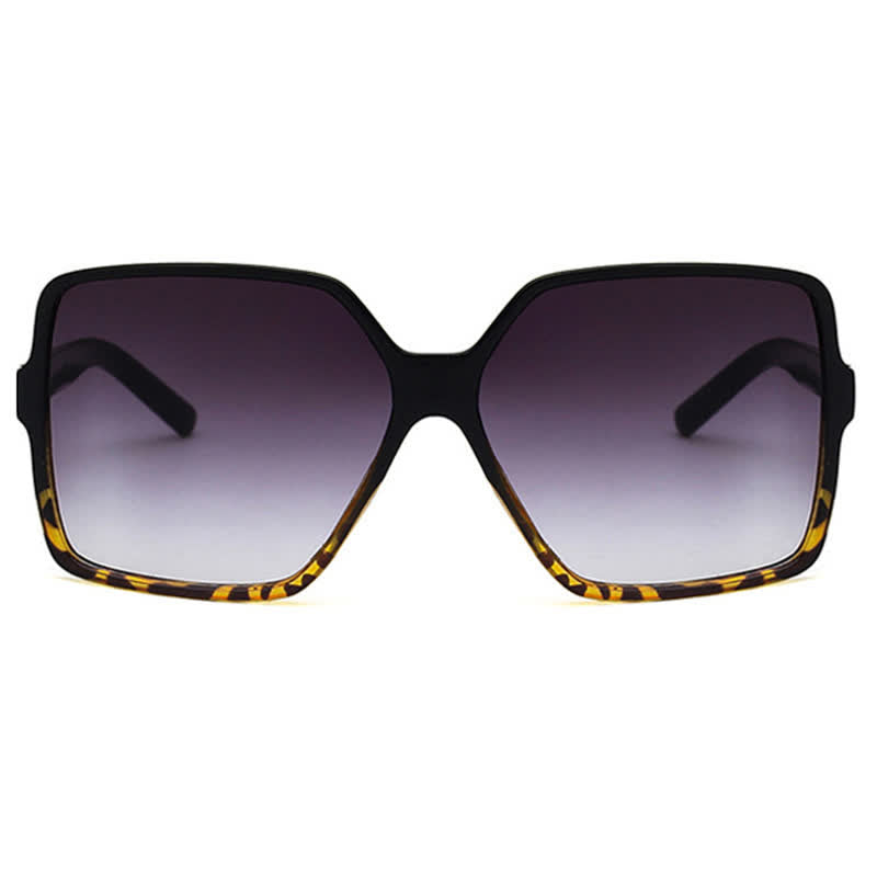 Square Frame Vintage Oversized Sunglasses