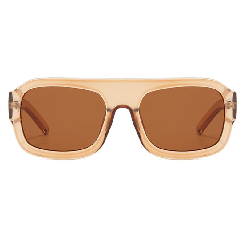 Square Large Frame Trendy Sunglasses