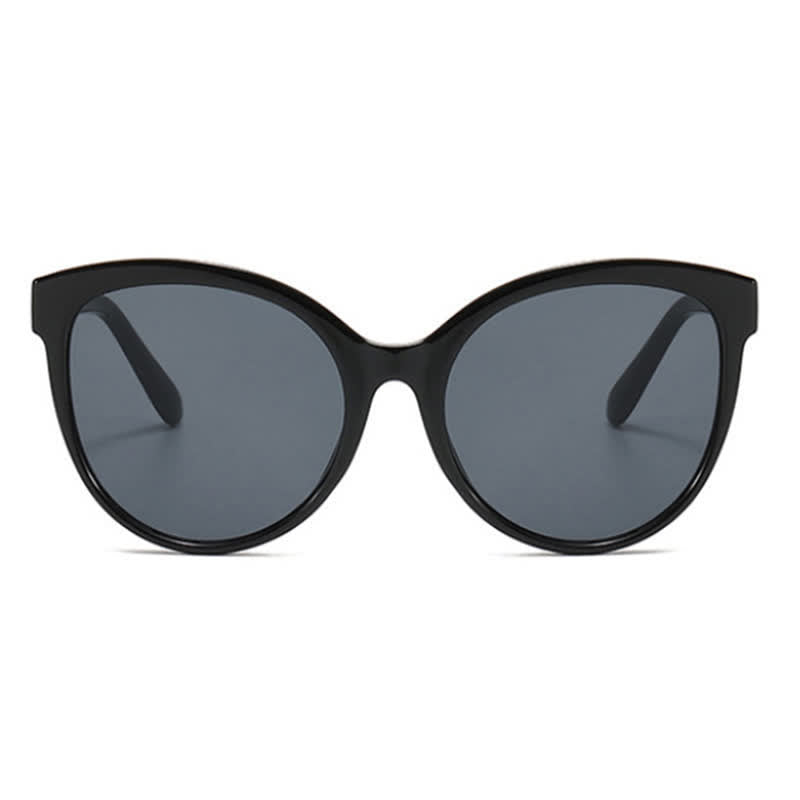 Cat-Eye Oversized Frame Hipster Sunglasses