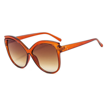 Butterfly Oversized Frame Hipster Sunglasses