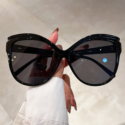 Butterfly Oversized Frame Hipster Sunglasses