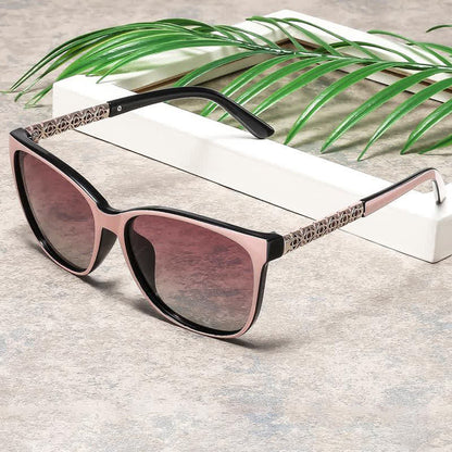Cat-Eye Frame Hipster Polarized Sunglasses