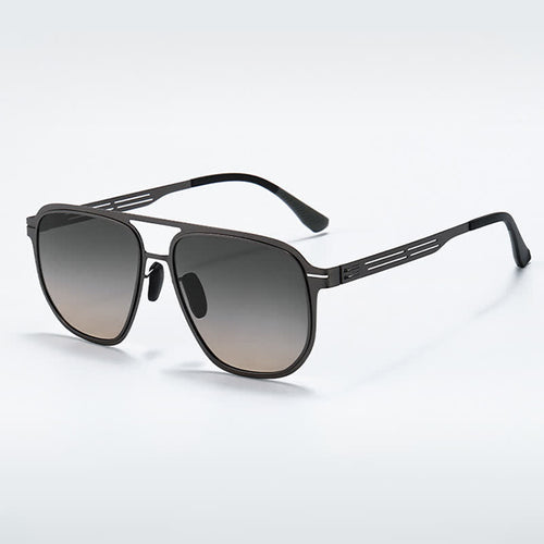 Double Bridges Polarized Lightweight Aviator Sunglasses for Driving